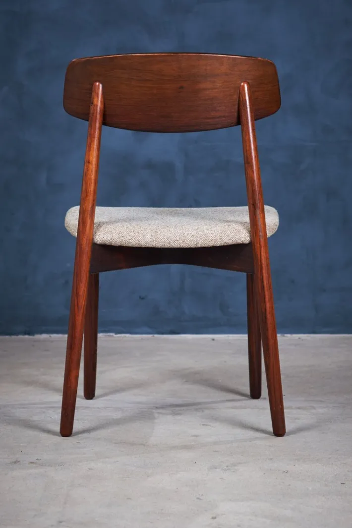 Pamono Rosewood Dining Chairs by Harry Østergaard for Randers Møbelfabrik, 1960s, Set of 4 Outlet