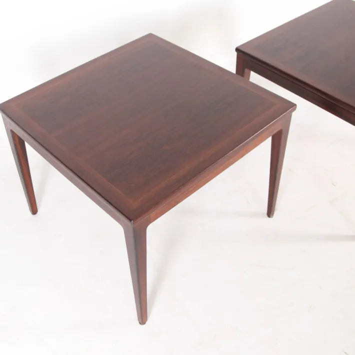 Pamono Rosewood End Tables, 1970s, Set of 2 Outlet