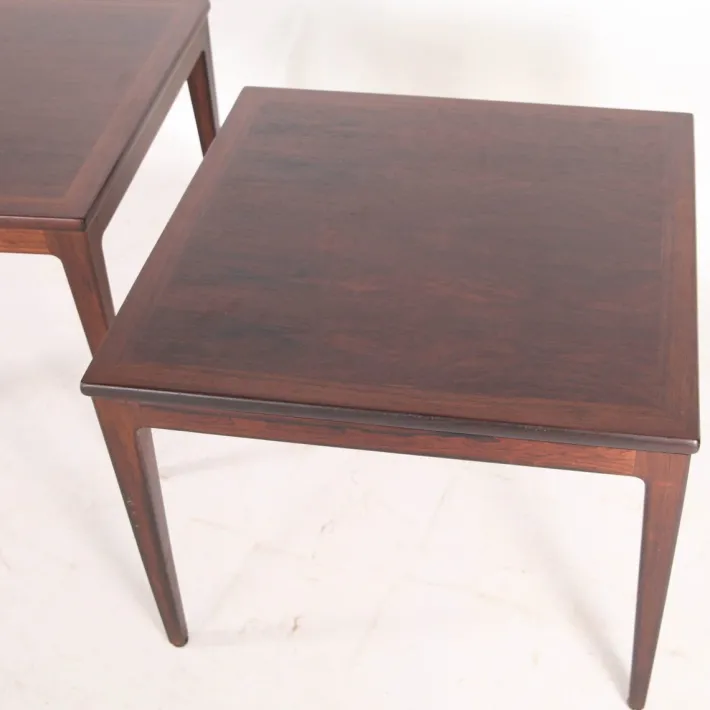 Pamono Rosewood End Tables, 1970s, Set of 2 Outlet
