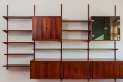 Pamono Rosewood Modular Wall Unit by Kai Kristiansen for FM Møbler, 1960s Clearance