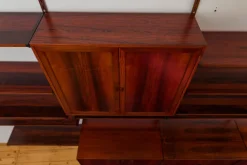 Pamono Rosewood Modular Wall Unit by Kai Kristiansen for FM Møbler, 1960s Clearance
