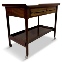 Pamono Rosewood Trolley by Torbjørn Afdal for Mellemstrands Møbelfabrik Bruksbo, 1960s Discount