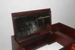 Pamono Rosewood Vanity Desk & Stool from MIM, 1960s, Set of 2 Discount