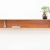 Pamono Rosewood Wall-Mounted Shelf Best
