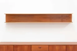 Pamono Rosewood Wall-Mounted Shelf Best