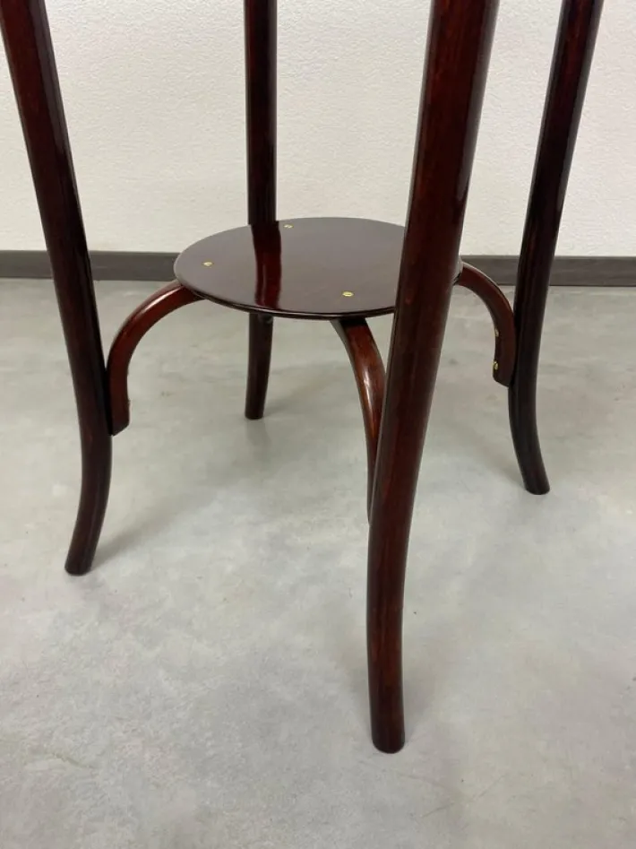 Pamono Round Coffee Table attributed to Thonet, 1890s