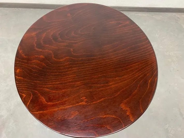 Pamono Round Coffee Table attributed to Thonet, 1890s