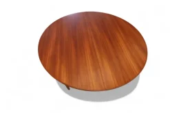 Pamono Round Dining Table in Teak by Gunni Omann, Denmark, 1960s Clearance