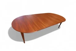 Pamono Round Dining Table in Teak by Gunni Omann, Denmark, 1960s Clearance