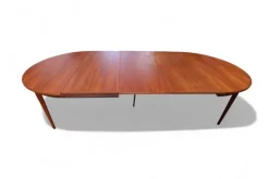 Pamono Round Dining Table in Teak by Gunni Omann, Denmark, 1960s Clearance