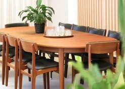 Pamono Round Dining Table in Teak by Gunni Omann, Denmark, 1960s Clearance