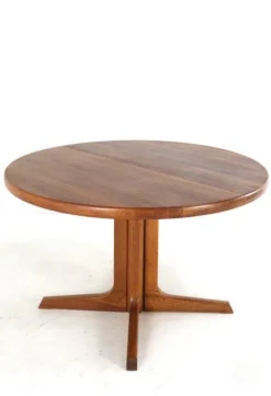 Pamono Round Extendable Jysted Dining Table from Gudme Best