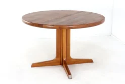 Pamono Round Extendable Jysted Dining Table from Gudme Best