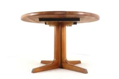 Pamono Round Extendable Jysted Dining Table from Gudme Best