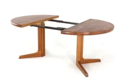 Pamono Round Extendable Jysted Dining Table from Gudme Best