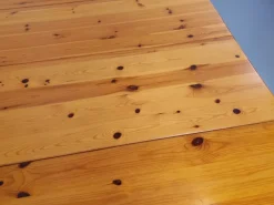 Pamono Round Extendable Pine Table, 1970s