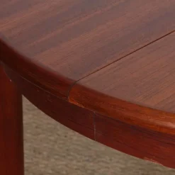 Pamono Round Extendable Teak Dining Table, 1960s Clearance