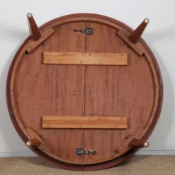 Pamono Round Extendable Teak Dining Table, 1960s Clearance