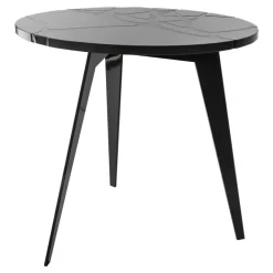 Pamono Round Filodifumo Outdoor Table in Lava Stone and Steel by Riccardo Scibetta & Sonia Giambrone for MYOP Clearance