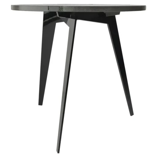 Pamono Round Filodifumo Outdoor Table in Lava Stone and Steel by Riccardo Scibetta & Sonia Giambrone for MYOP Clearance