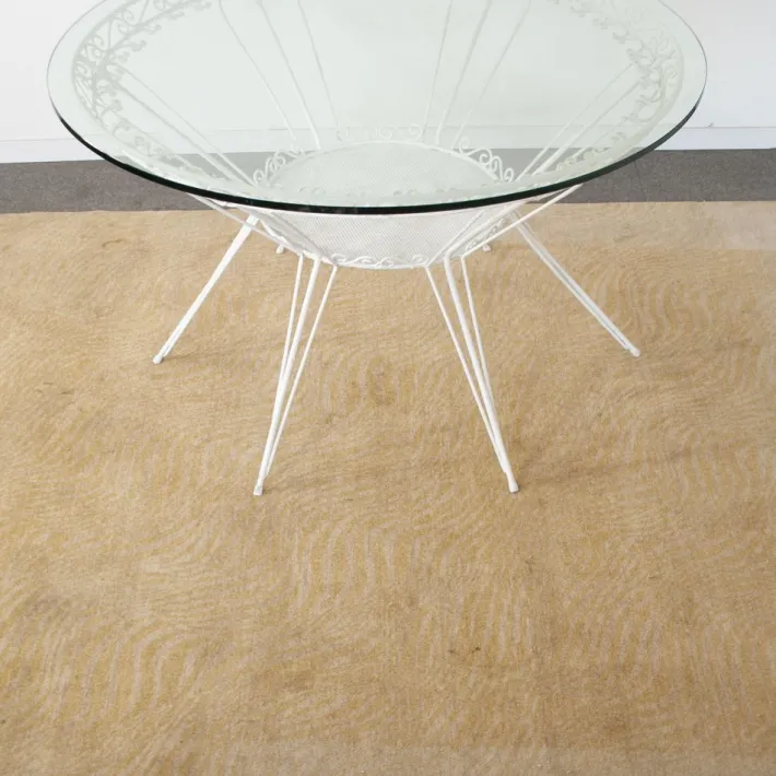 Pamono Round Garden Tea Table in Wrought Iron by Gio Ponti, 1950s Best
