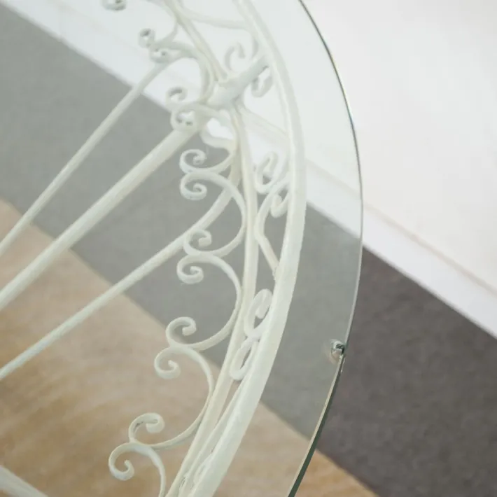 Pamono Round Garden Tea Table in Wrought Iron by Gio Ponti, 1950s Best