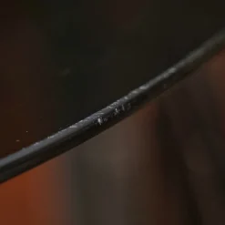 Pamono Round Glass and Chrome Metal Table, 1970s