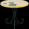 Pamono Round Italian Smeraldo Marble Mosaic Table by Egram New