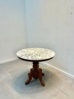 Pamono Round Marble Pedestal Table Online