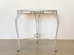 Pamono Round Table in Iron, 1960s Outlet