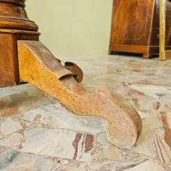 Pamono Round Walnut Game Table, 1890s Online