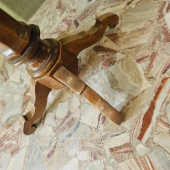 Pamono Round Walnut Game Table, 1890s Online