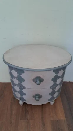 Pamono Rounded Lacquered Side Cabinet Clearance