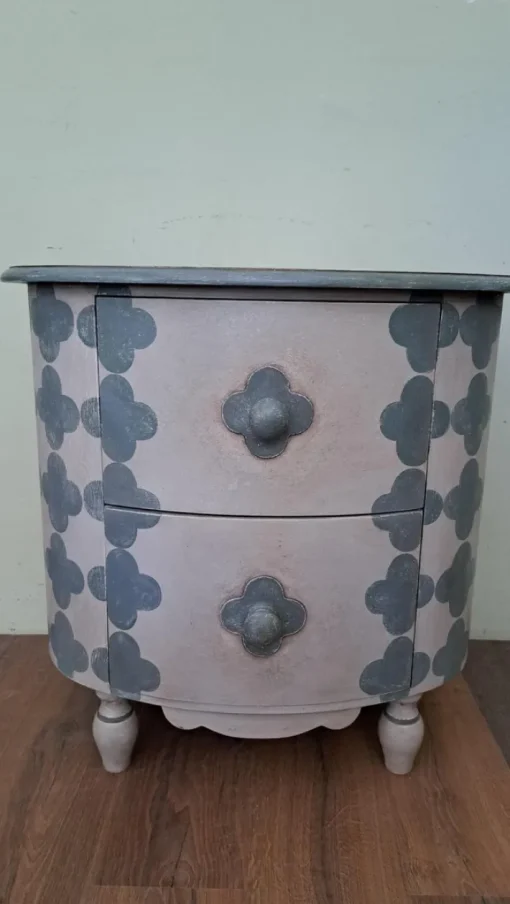Pamono Rounded Lacquered Side Cabinet Clearance