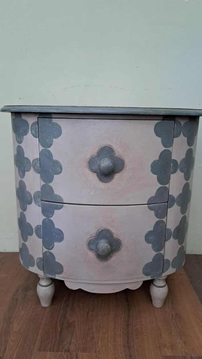 Pamono Rounded Lacquered Side Cabinet Clearance