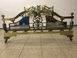 Pamono Royal, Ancient Brass Bed from the Castle Property Around 1900, 1890s Outlet