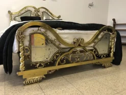Pamono Royal Brass Bed from Castle Property, 1900s Best