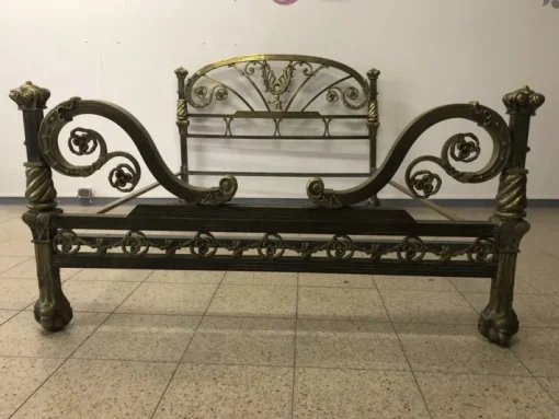 Pamono Royal Brass Bed from Castle Property, 1900s Sale