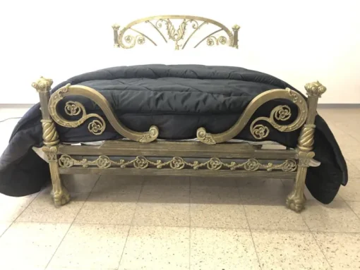 Pamono Royal Brass Bed from Castle Property, 1900s Sale