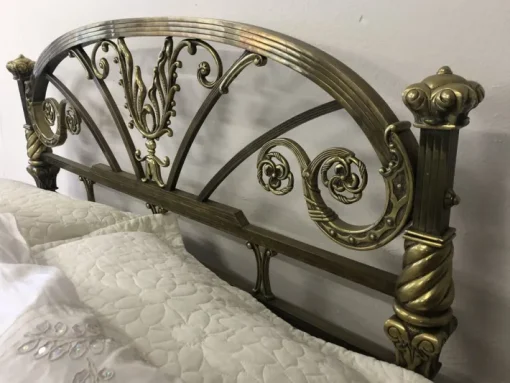 Pamono Royal Brass Bed from Castle Property, 1900s Sale