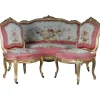 Pamono Royal Louis XV or Rococo Tapestry Sofa & Chairs, 1880s, Set of 3