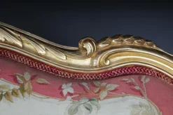 Pamono Royal Louis XV or Rococo Tapestry Sofa & Chairs, 1880s, Set of 3