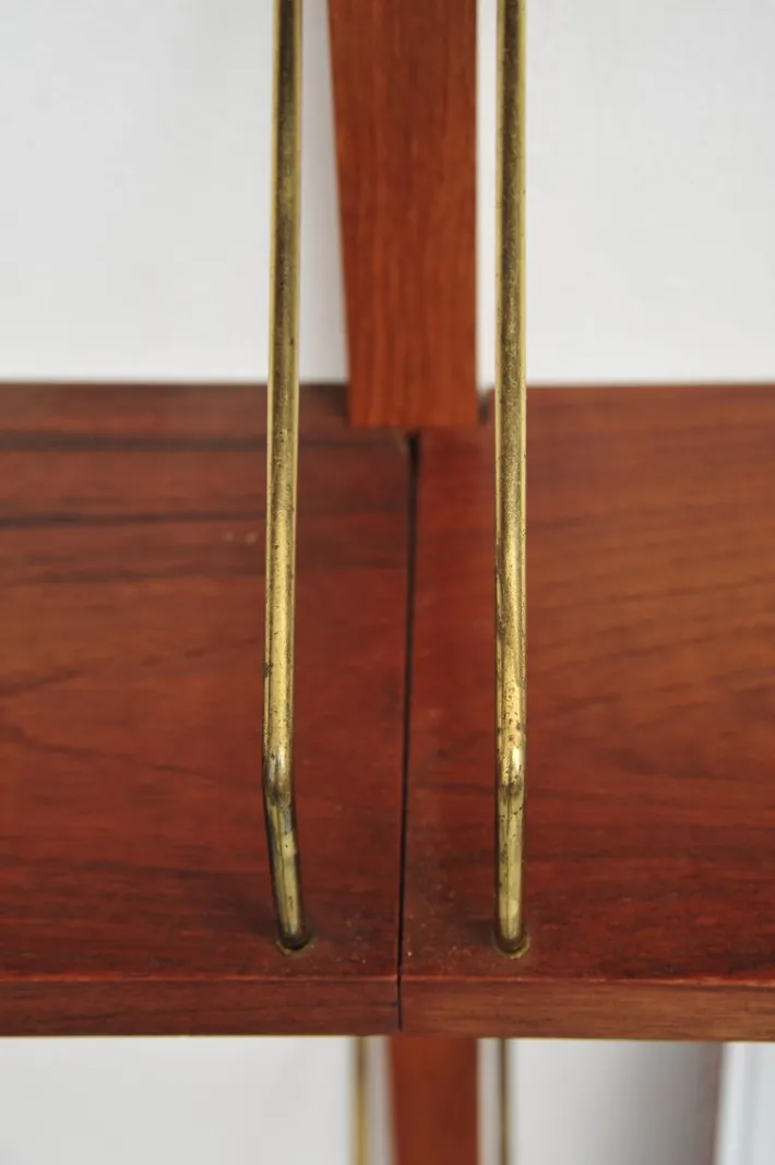Pamono Royal System Teak Wall Shelf by Poul Cadovius for Cado, 1950s Hot