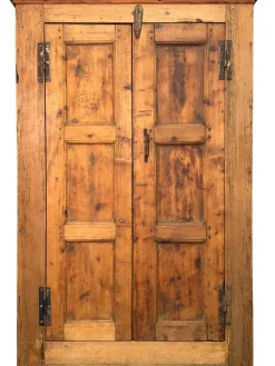 Pamono Rustic Fir Wardrobe, 1800 Best