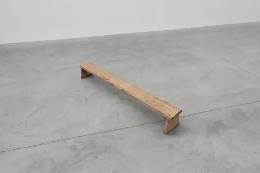 Pamono Rustic French Wooden Low Bench in the style of Wabi Sabi, 1880s Discount