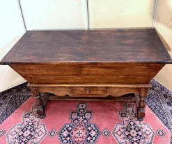 Pamono Rustic Louis XIII Style Oak Kneading Trough New