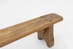 Pamono Rustic Low Bench in Wood, France, 1850s New