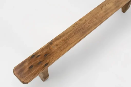 Pamono Rustic Low Bench in Wood, France, 1850s New