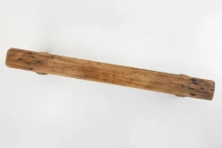 Pamono Rustic Low Bench in Wood, France, 1850s New