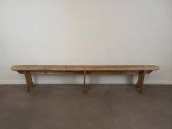 Pamono Rustic Oak Bench, 1920s Best